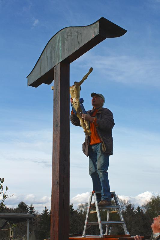 090417grubbuehlkreuz (15).jpg - Auch der Corpus wurde restauriert...